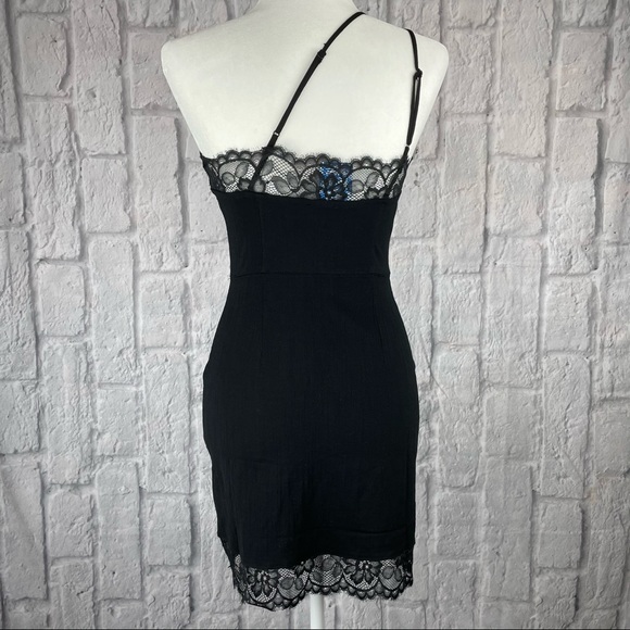 Free People Premonitions Lace Trim Bodycon Dress - Picture 10 of 11